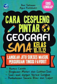 CARA CESPLENG PINTAR GEOGRAFI SMA KELAS 10,11,12